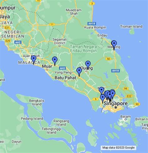 google maps johor bahru malaysia